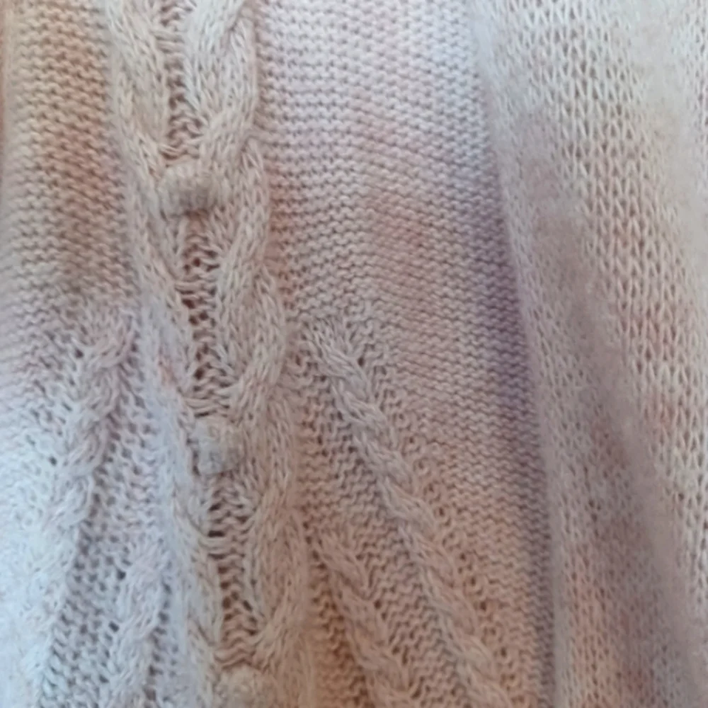 Anthropologie Pale Pink Knit Tie-Front Cardigan - Picture 7 of 13